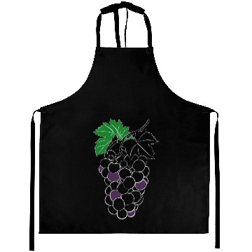 Discover Grape Line Art For Dark Aprons