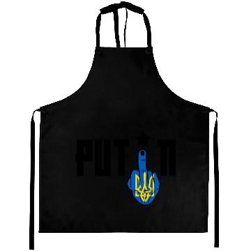 Discover Fuck you Putin Ukraine trident version Aprons