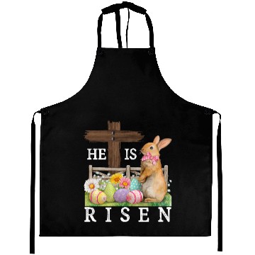 Discover He Is Risen Funny Easter Aprons