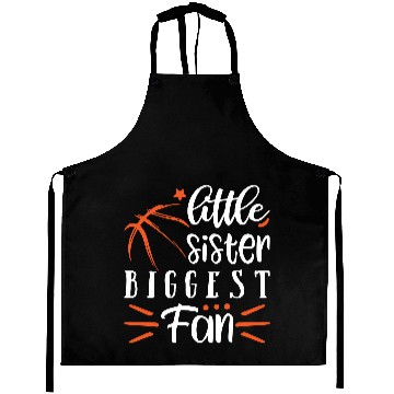 Discover Little Sister Biggest Fan Aprons