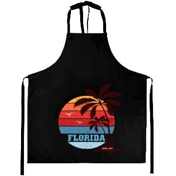 Discover Cape Coral Est.1973 Vintage Florida summer Gift Aprons