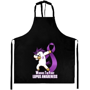 Discover Lupus Taught Survivor Warrior design Aprons