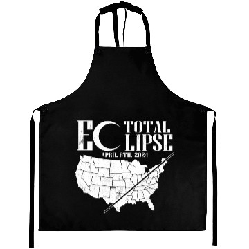 Discover USA Map Path Of Totality 4.8.24 Total Eclipse Aprons