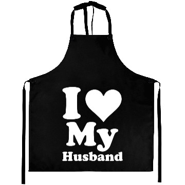 Discover I love my husband Aprons
