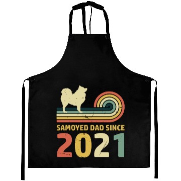 Discover Samoyed dad since 2021 Aprons