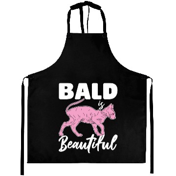 Discover Bald Is Beautiful Sphynx Cat Hair less Sphynx Aprons