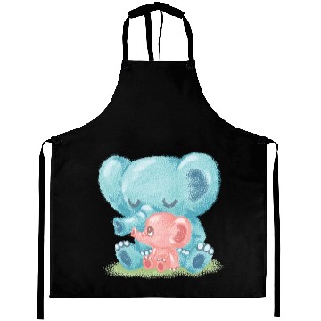 Discover Family of Elephant Slim Fit Aprons