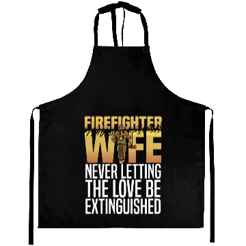Discover Firefighter Fireman Thin Red Line Aprons