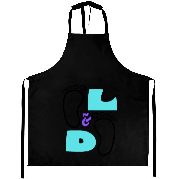 Discover L D Light Blue Aprons