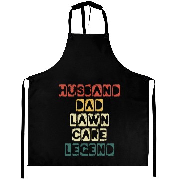 Discover Husband Dad Lawn Care Legend Lawnmowing Expert Aprons