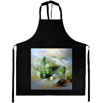 Discover Green quartz crystal gemstone Aprons