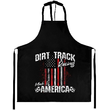 Discover Dirt Track Racing Made In America Aprons