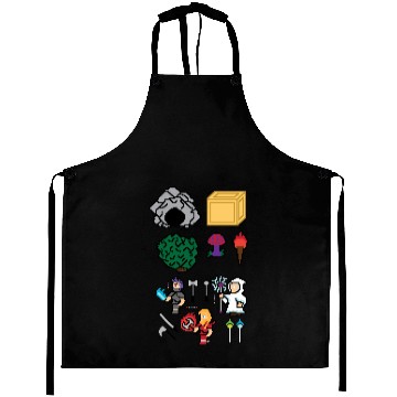 Discover 8 Bit Characters Aprons