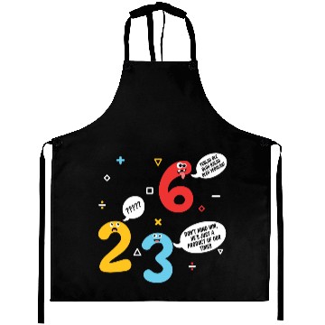 Discover Funny Math Joke Pun Design for Teachers Aprons