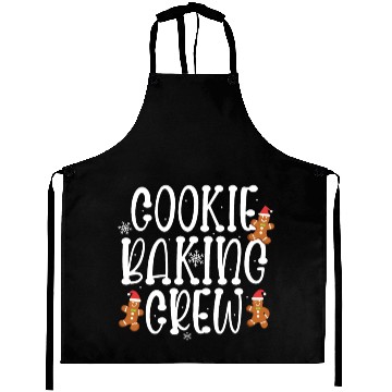 Discover Cookie Baking Crew Pajama Christmas Gingerbread Aprons