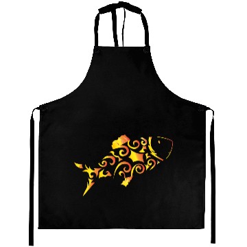 Discover Artsy gold fish Aprons