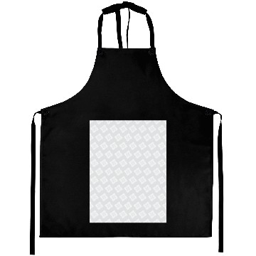 Discover White & Light Grey Simple Pattern Aprons