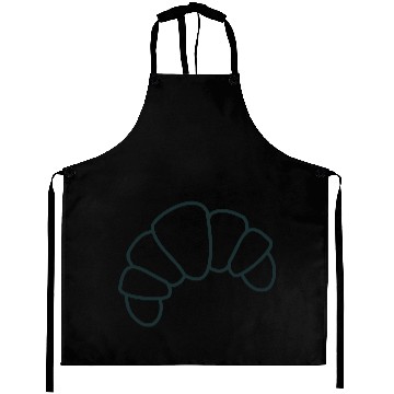 Discover Irregular croissant outline cute food Aprons