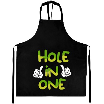 Discover Hole In One Matching Dad and Son Aprons