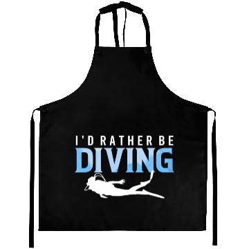 Discover I'd Rather Be Diving - Ocean Diving Instructor Aprons