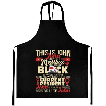 Discover Be Like John Postal Worker Mailman Postman Mail Aprons