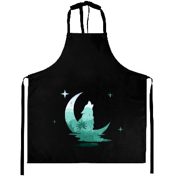 Discover Howling Wolf Nature Lover Aprons
