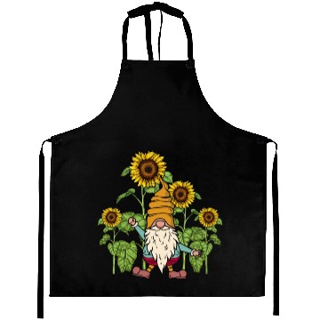 Discover Gnome Sunflower Gardening Gnomes Aprons