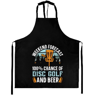 Discover Weekend Forecast 100% Chance Of Disc Golf And Beer Aprons