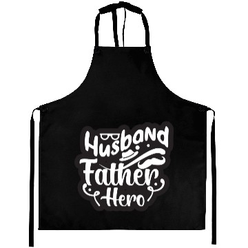 Discover Husband Father Hero Father's Day Present Aprons