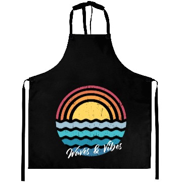 Discover Positive Vibes Surf and Waves Summer. Aprons