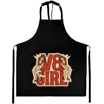 Discover Muscle Car Girl - V8 Girl Aprons