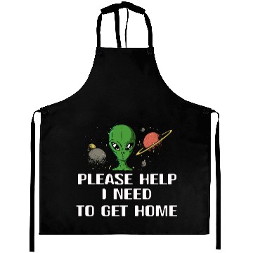 Discover Alien Gift Extraterrestrial UFO AREA 51 Sci-fi Aprons