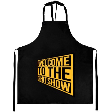 Discover Sign welcome shit Aprons