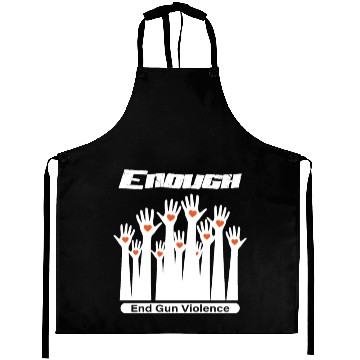 Discover Wear Orange Enough End Gun for peace Classic Aprons
