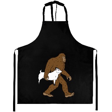 Discover Bigfoot Sasquatch Carrying Goat Aprons