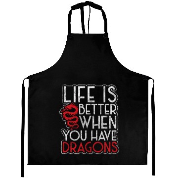 Discover Fantasy Dragon Scales Monster Chinese Dragon Aprons
