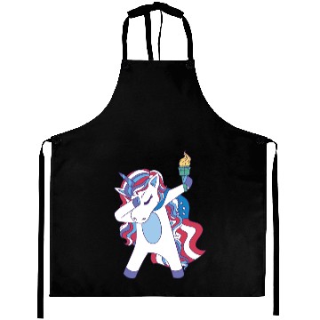 Discover Funny Unicorn Aprons