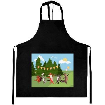Discover Wild Animals: Forest Fiesta Aprons
