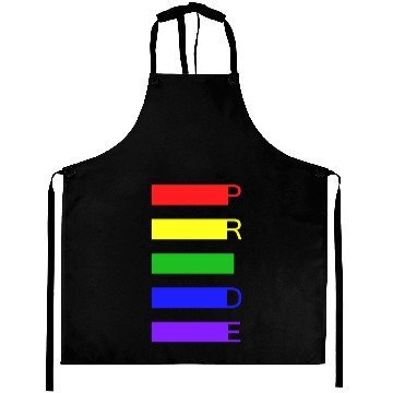Discover PRIDE Rainbow Flag Colors Aprons