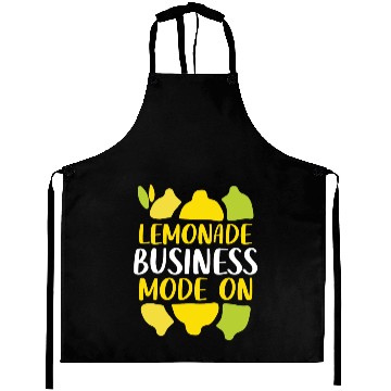Discover Lemonade Business Mode On Summer Fruit Lemon Aprons