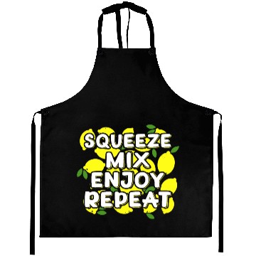 Discover Lemon Juice Squeeze Mix Enjoy Repeat Lemonade Aprons