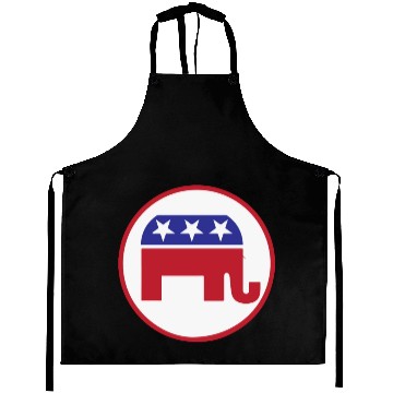 Discover Elephant Republican Raised Right Aprons