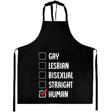 Discover Human Gender Checklist Aprons
