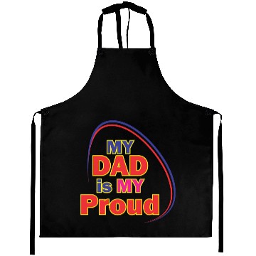 Discover dad is my proud best design Aprons