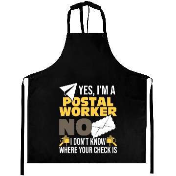 Discover Yes I'm A Postal Worker Postman Mailman Mail Aprons