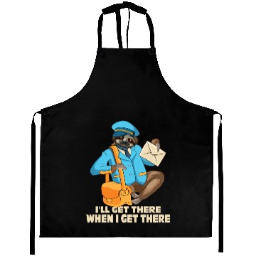 Discover Sloth Postal Worker Mailman Postman Mail Carrier Aprons