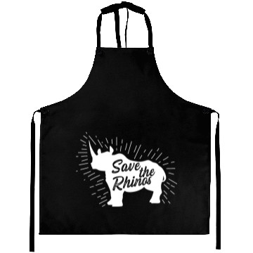 Discover Save the Rhinos Vegan Gift Aprons