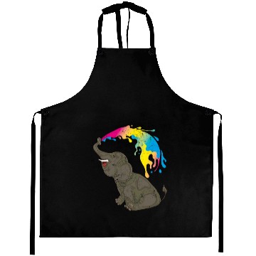 Discover Pan flag elephant LGBT queer gift pansexual Aprons
