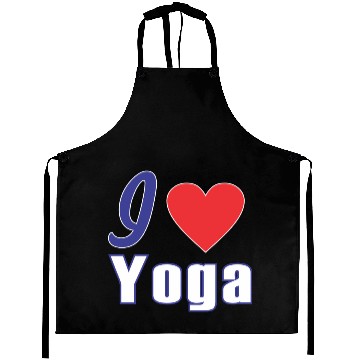 Discover i love yoga Aprons