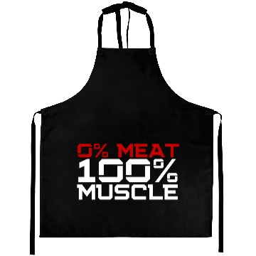 Discover 0% MEAT 100% MUSCLE | Vegan Bodybuilder Aprons